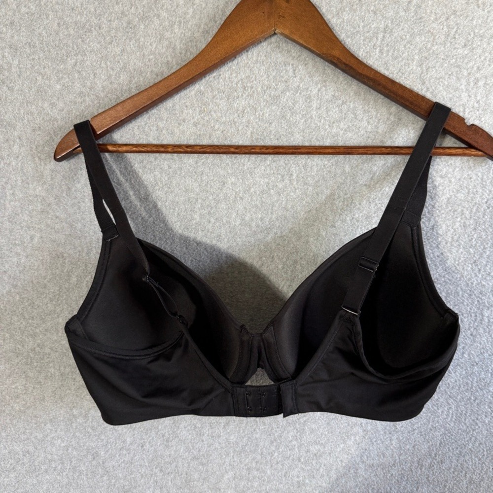 Bali Bra Everyday 36DD Black Excellent Smooth U Ultra Light Underwire DFB169